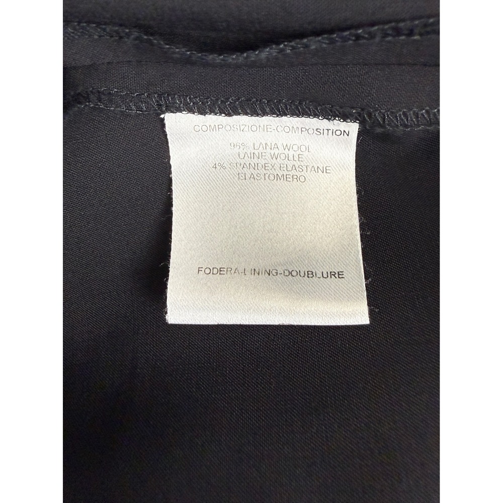 Gucci Pencil Skirt Women 42 Size 6 Black Lana Wool Blend Side Zip Made in Italy - Picture 8 of 11